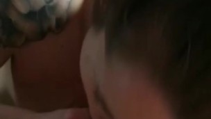 Cruel milf ruins orgasm with blow job.