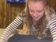 Sexy Blonde Teen , College Girl Good At Sucking 1/16