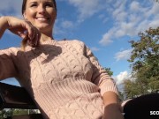 GERMAN SCOUT - BLUE EYES JENIFER TALK TO FUCK AT REAL PICKUP STREET CASTING 2/16