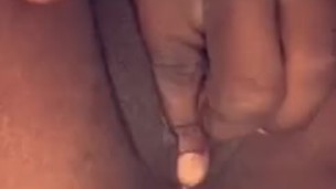 Wet pussy gets fingered 