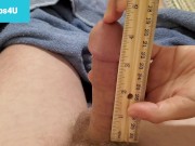 Girlfriend Wants to Measure Penis Before Handjob 3/16