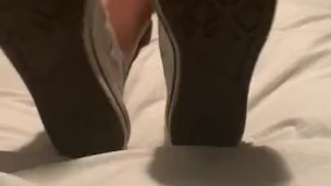 Teen girl feet shoes ignore pov joi ASMR 