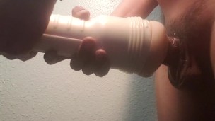 Using my Romi Rain Fleshlight!