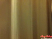 Avg Asian Couple Shower (voyeur caught on MILF taking a shower) 11/16