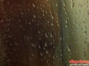Avg Asian Couple Shower (voyeur caught on MILF taking a shower) 2/16