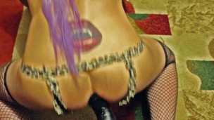 Sissy Playing with BBC Dildo slut pleases huge black cock new cock every day banned in texas