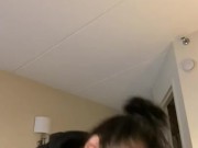 Boston thot sucking sloppy with Swallow  10/16