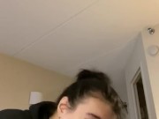 Boston thot sucking sloppy with Swallow  13/16