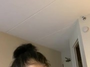 Boston thot sucking sloppy with Swallow  6/16