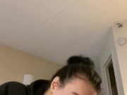 Boston thot sucking sloppy with Swallow  9/16