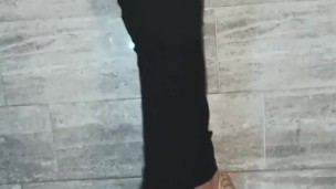 I take it off with my beautiful shoes imagining to step on you