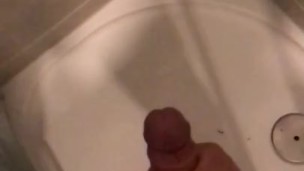 CUMSHOT like a gun! Amazing spray after good jerking 