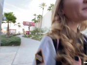 Risky Public Fuck in Parking Garage AVN 2020 - Molly Pills - Amateur POV HD