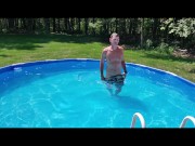 Hot Ameteur Summer Pool Time Cock Outdoors Kinky Risky Sexy Delicious HD