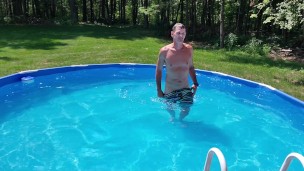 Hot Ameteur Summer Pool Time Cock Outdoors Kinky Risky Sexy Delicious HD