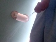 Taking a piss up close