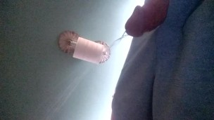 Taking a piss up close