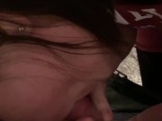 Young college wife choking on my cock 3/16