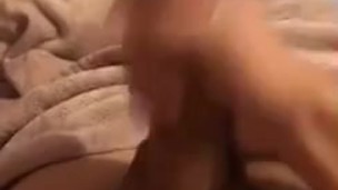 Jacking off with moans and cum