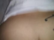 Step-sister morning horny under sheets fucking stepbrother 15/16