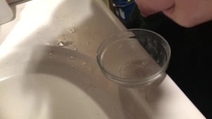 Breast milking in a bowl