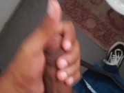 Bathroom masturbate (part 2): lesbian milf stepmom 
