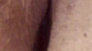 BBW plays with shaved pussy and cums hard 