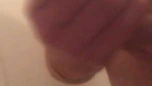 Long cock in shower 
