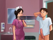 SummertimeSaga PERVERT NURSE BLOWJOB (asmr) - PART 127 9/16