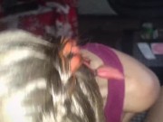 POV close up facial onto green eyed babe! 7/16