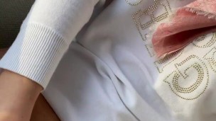 Auf Mallorca public auf dem Hotelbalkon zum Orgasmus gefingert!