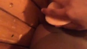 Nasty slut uses toys to pleasure herself 