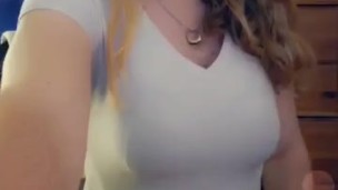 Sissy Blonde Trap Fucks Herself Hard