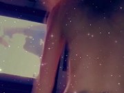 Hot very fit milf shakes ass while stepson hides under the bed....