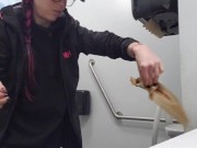 Late NIGHT PiSS In Gas Station Sink 13/16