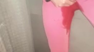 Wetting my Pink Jeans - Omorashi