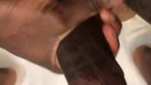 Chocolate Gods 10inch muscle cock ready and waiting