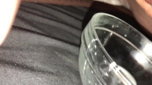Milking into a bowl