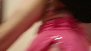Licking my cock, vibe in ass