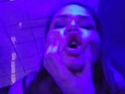 Girl Blowjob in Nightclub Toilet - Pick Up 10/16