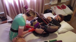 Latex Nurse Pegging Her Bondage Sissy Slut. Essex Girl Lisa ...