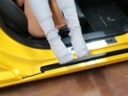 I fuck a Lamborghini Gallardo, perv owner watches 11/16