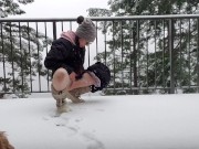 Attempting To Write My Name In The Snow With My Piss 8/16