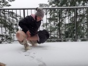 Attempting To Write My Name In The Snow With My Piss 9/16