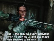 天际 兽人女英雄跟养子的性爱游戏 1/16