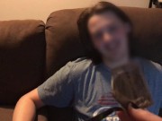 Cute Girl Gets Fucked While Her Boyfriend Plays Games 1/16