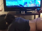 Cute Girl Gets Fucked While Her Boyfriend Plays Games 12/16