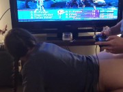 Cute Girl Gets Fucked While Her Boyfriend Plays Games 9/16