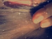 Horny AF... touching my Hairy pink Ebony pussy