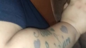 Bitch on her knees